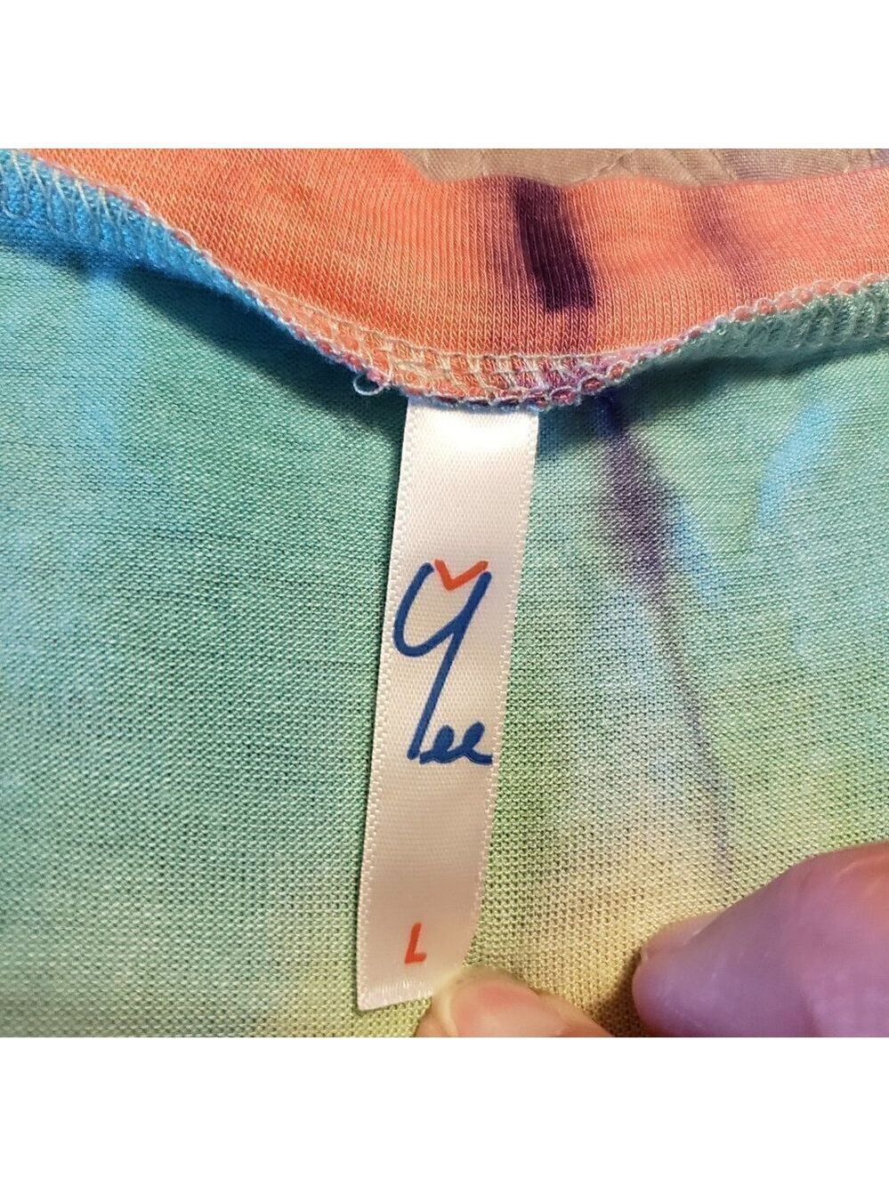 Yee Tie Dye Long sleeve Shirt with Open/Split back. - Picture 3 of 8